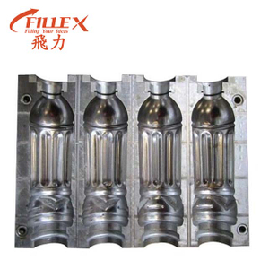 4 Cavities Water Carbonated Juice Bottle Mould 