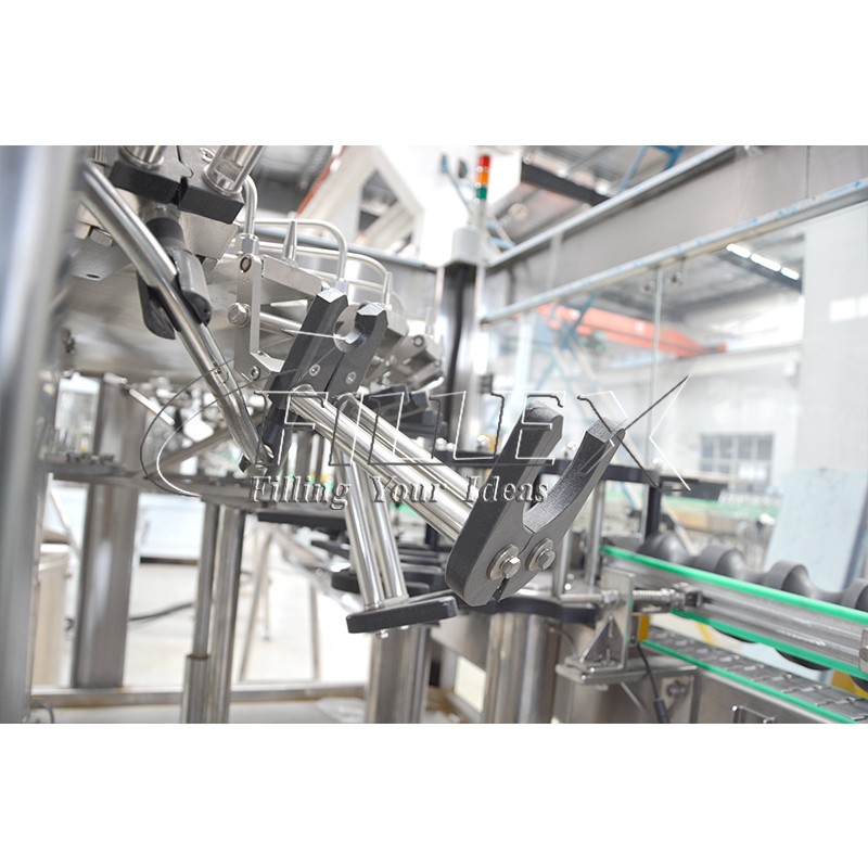 Fully Automatic online glass washing filling twist-off capping machine