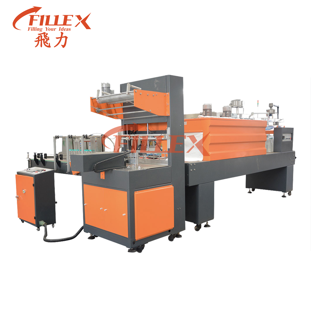 Automatic PE Film Wrapping Machine 8 Package Shrinking Wrapping Machine