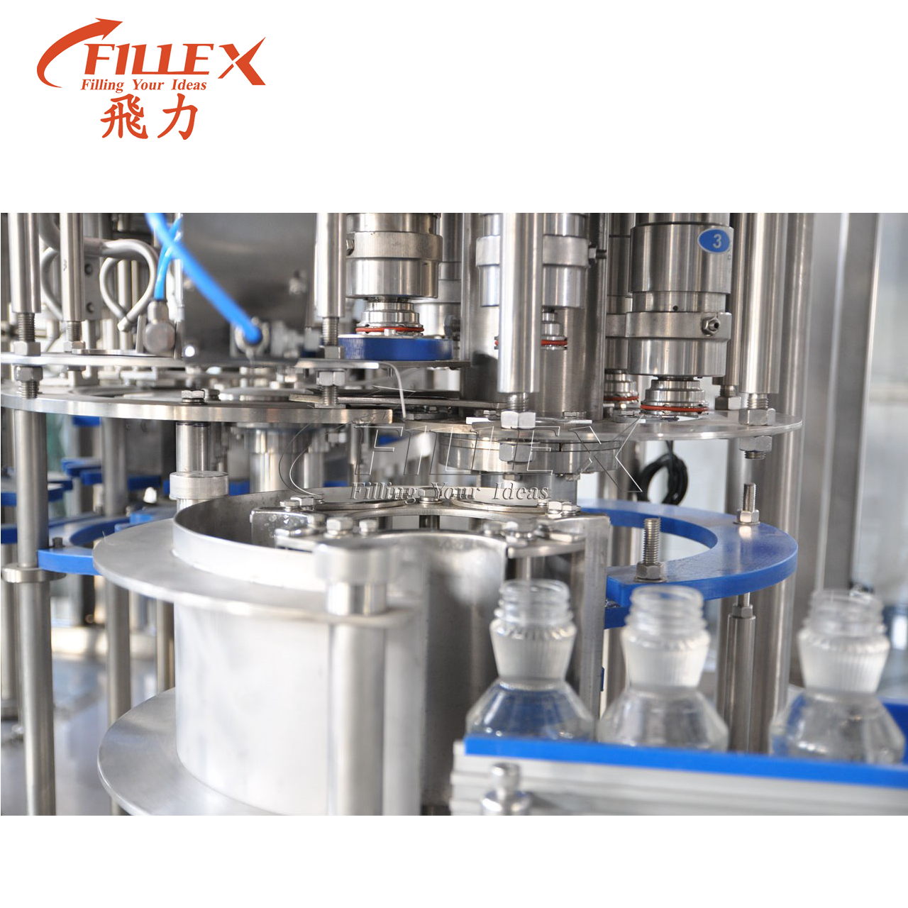 PET Bottle Juice/Tea/Energy Drink/Milk Filling Equipment 3 in 1 Production Line